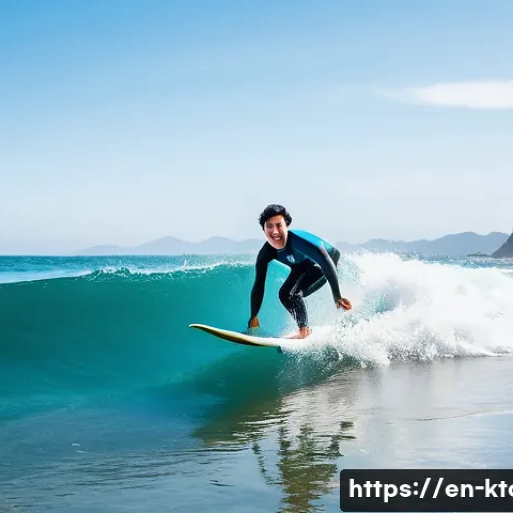 부산 송정 해수욕장 - **Image Prompt: Joyful Morning Surfing at Songjeong**
    "A vibrant and sunny morning scene at Song...